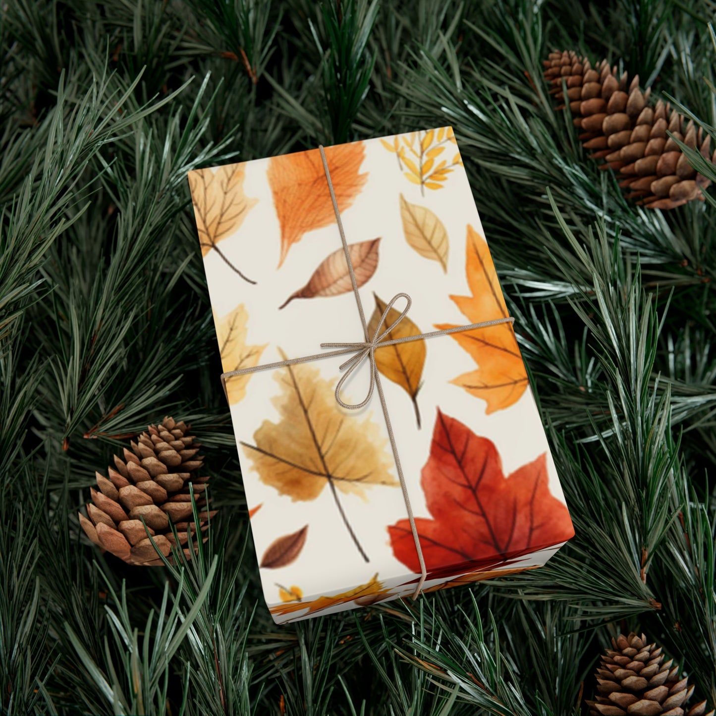 Fall Wrapping Paper Autumn Leaves Gift Wrap Papers