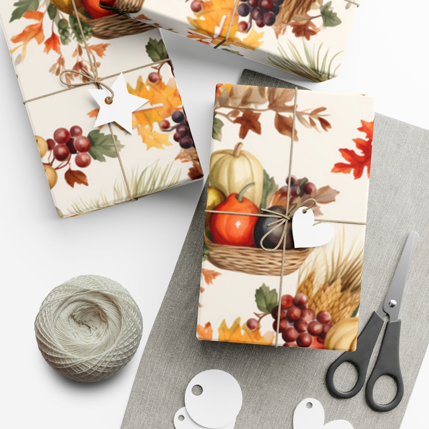 Fall Wrapping Paper Thanksgiving Gift Wrap Papers