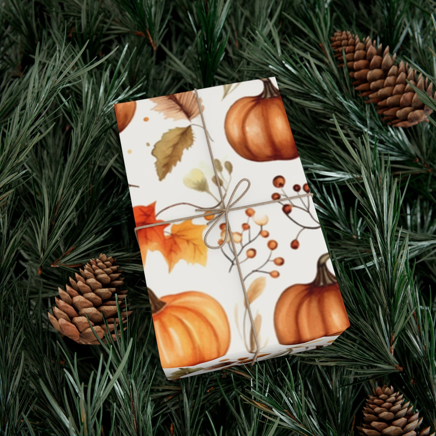 Fall Wrapping Paper Fall Pumpkins Gift Wrap Papers