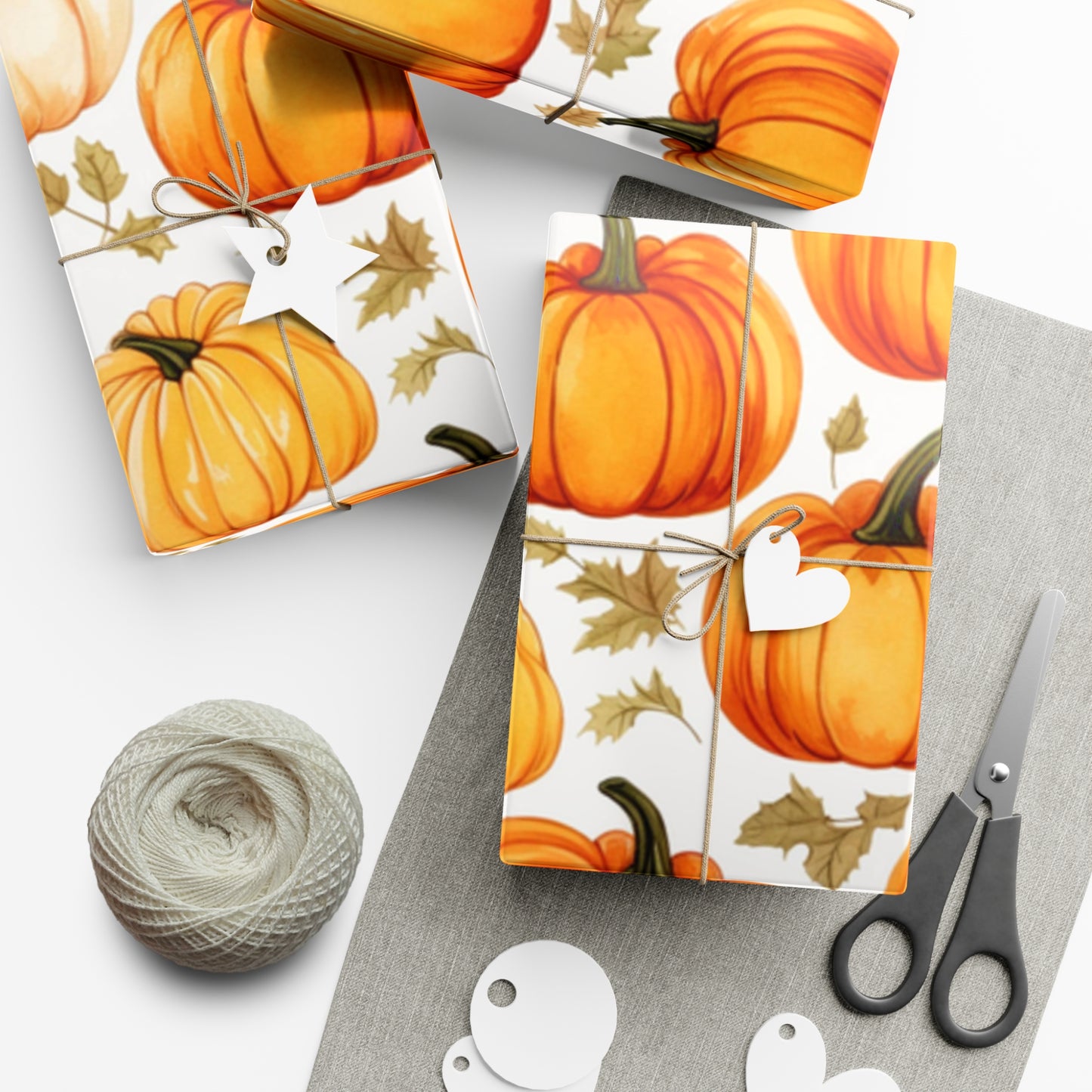 Fall Wrapping Paper Pumpkin Gift Wrap Papers