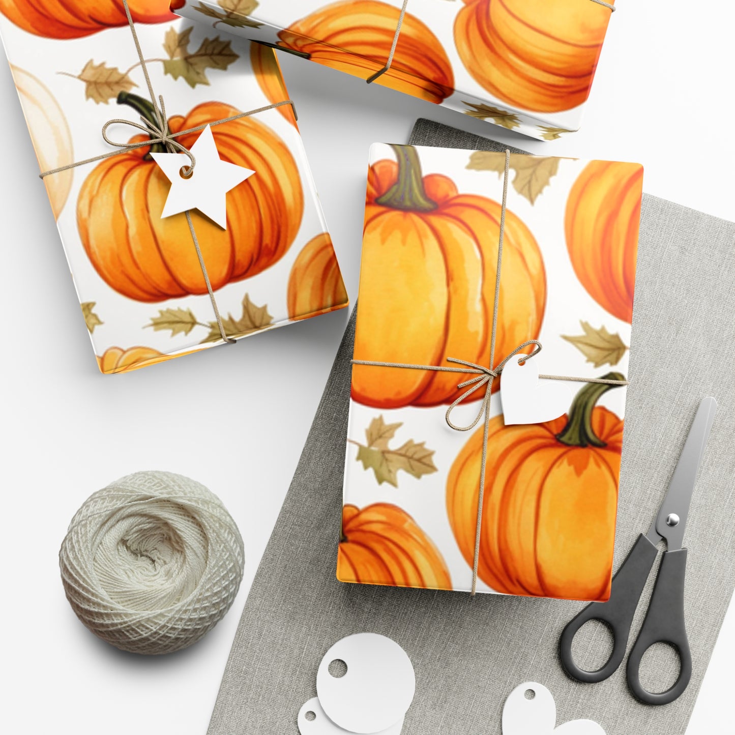 Fall Wrapping Paper Pumpkin Gift Wrap Papers