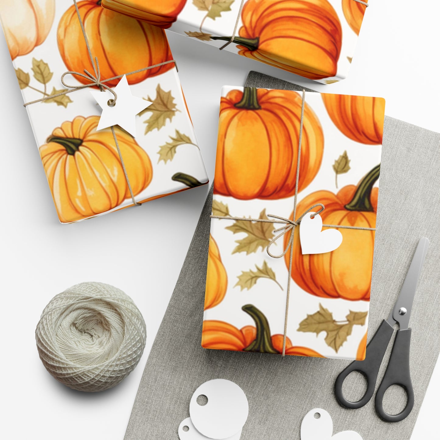 Fall Wrapping Paper Pumpkin Gift Wrap Papers