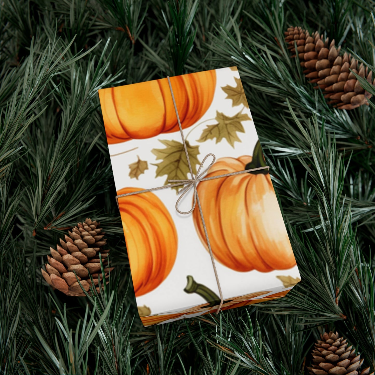 Fall Wrapping Paper Pumpkin Gift Wrap Papers