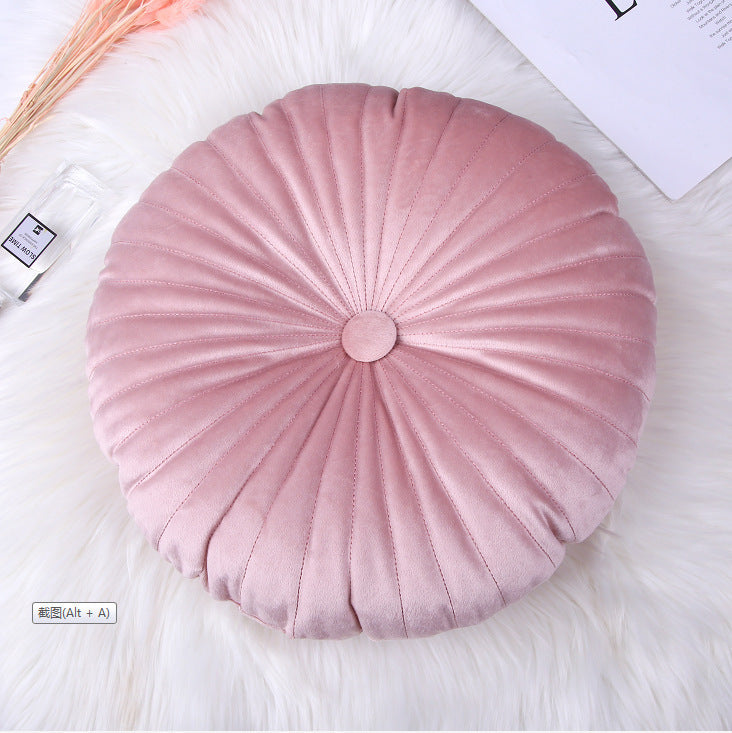 Dutch Velvet Throw Pillow Bay Window Cushion Pillow Custom Round Tatami Cushion