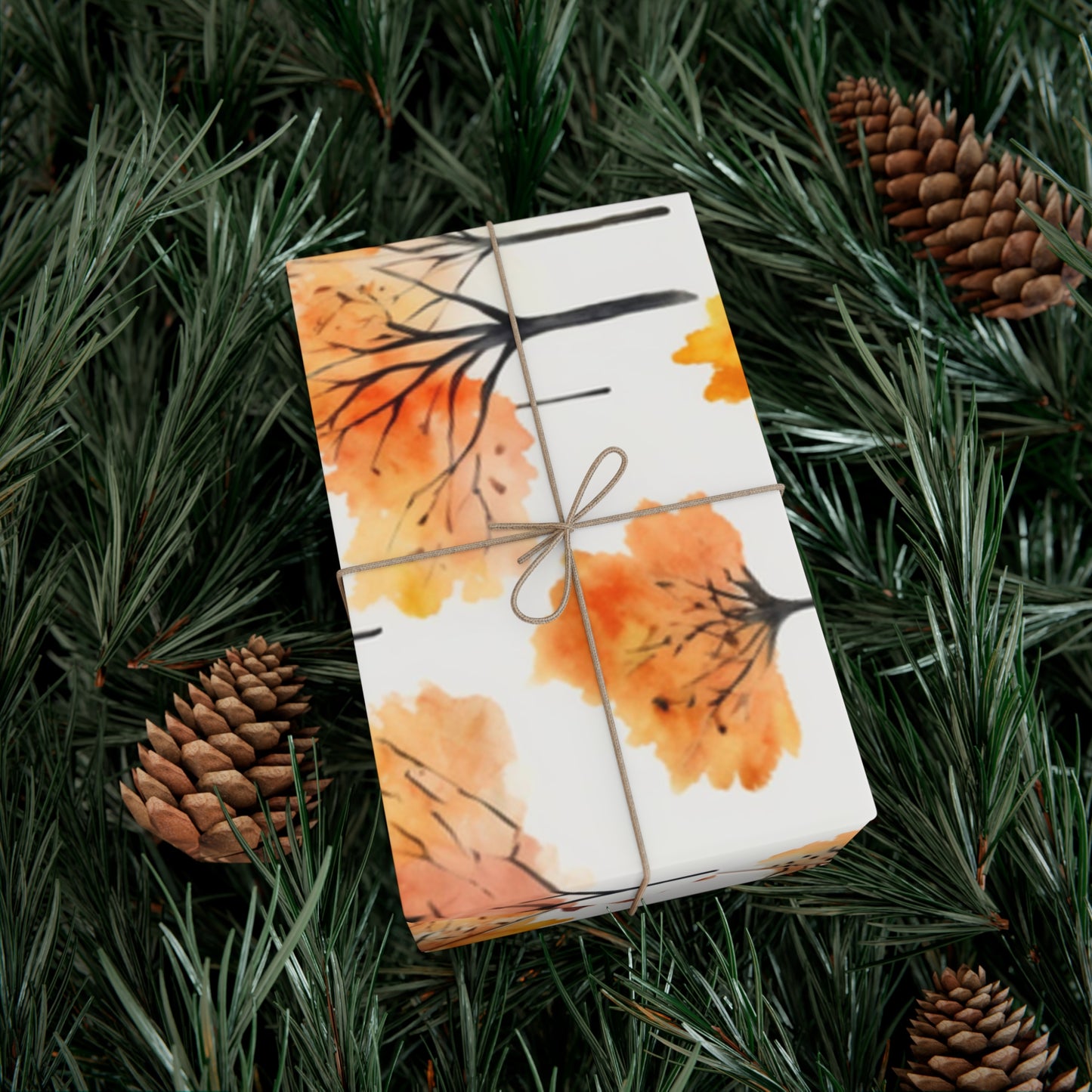 Fall Wrapping Paper Fall Trees Gift Wrap Papers