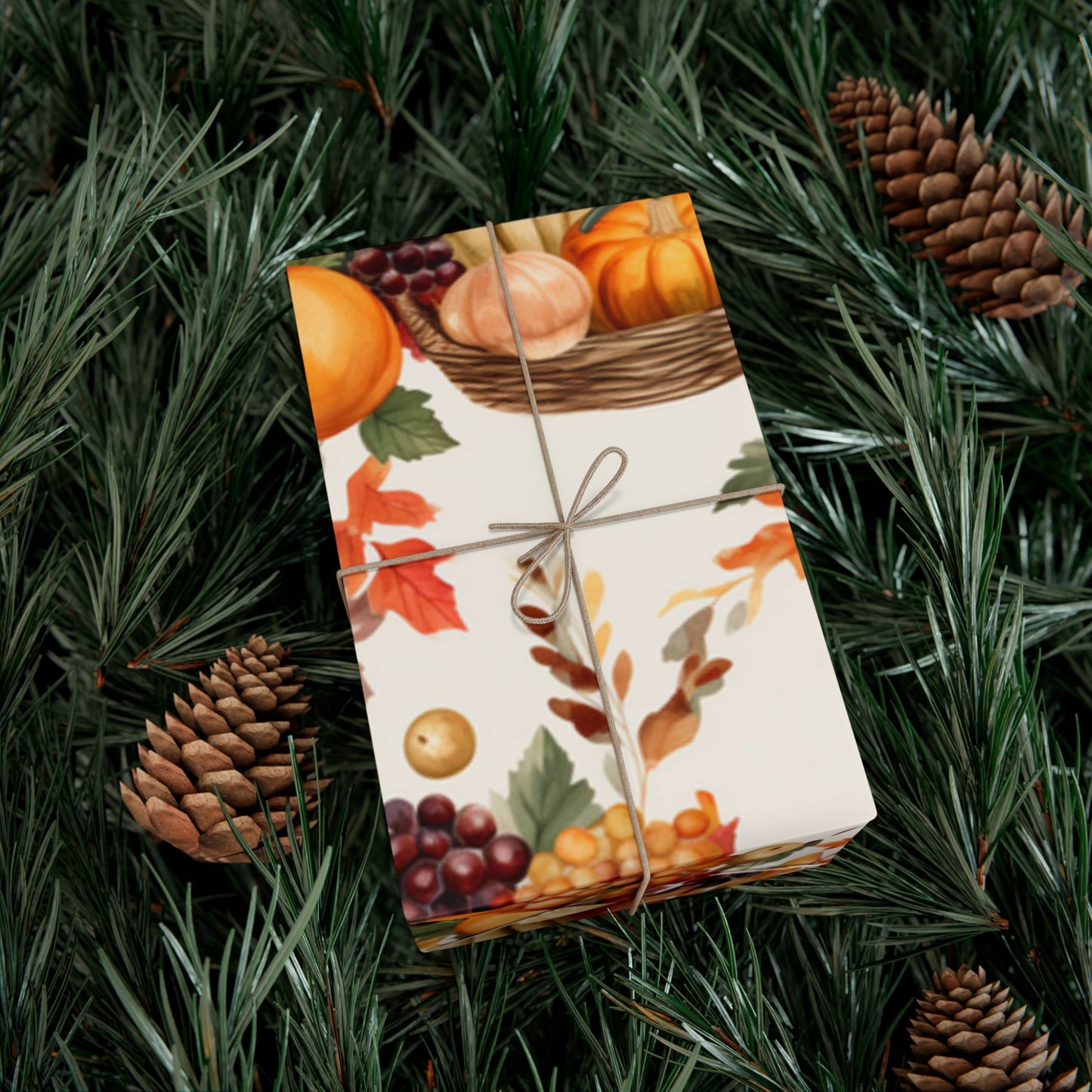 Fall Wrapping Paper Thanksgiving Gift Wrap Papers