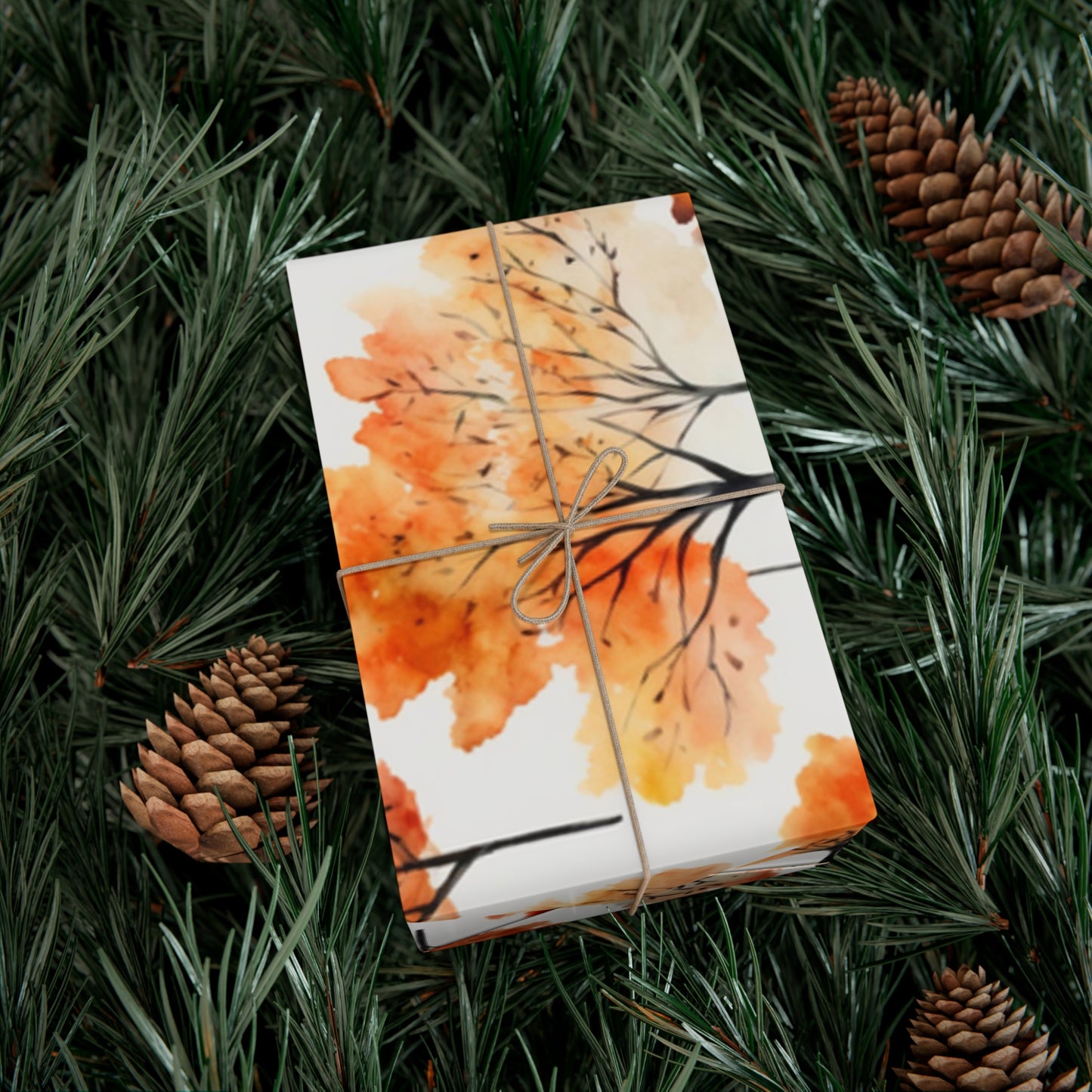 Fall Wrapping Paper Fall Trees Gift Wrap Papers