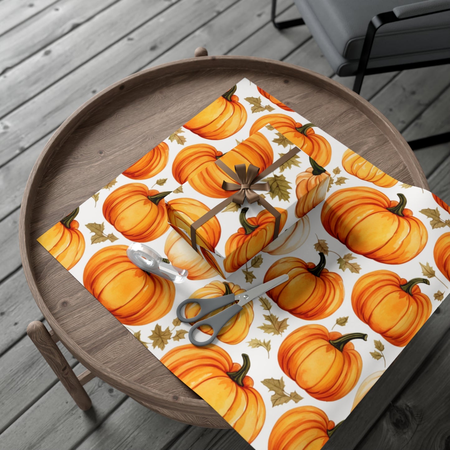 Fall Wrapping Paper Pumpkin Gift Wrap Papers