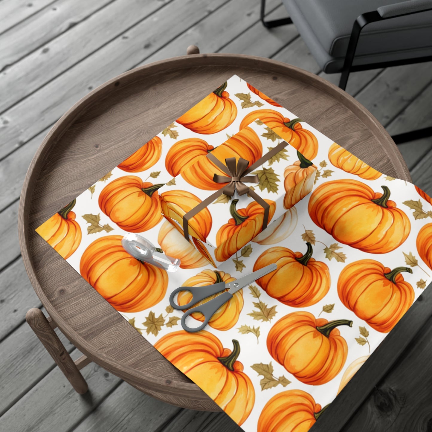 Fall Wrapping Paper Pumpkin Gift Wrap Papers