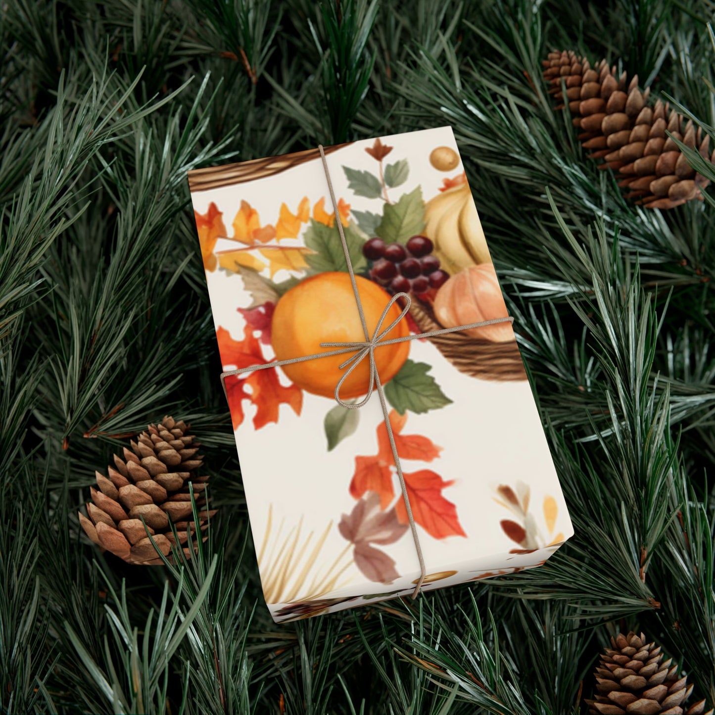 Fall Wrapping Paper Thanksgiving Gift Wrap Papers