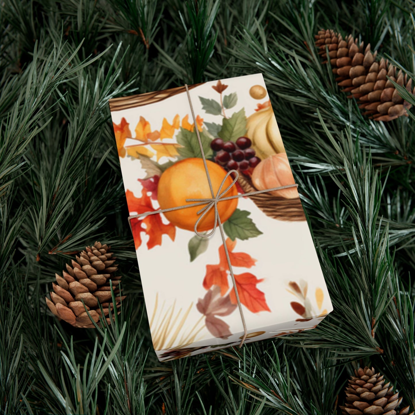 Fall Wrapping Paper Thanksgiving Gift Wrap Papers