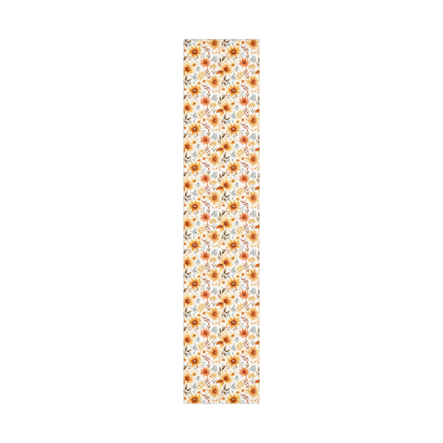 Fall Wrapping Paper Autumn Flowers Gift Wrap Papers