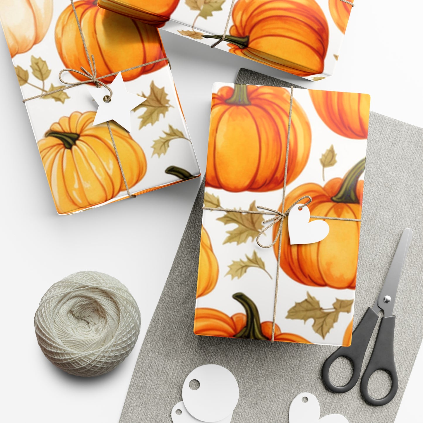 Fall Wrapping Paper Pumpkin Gift Wrap Papers