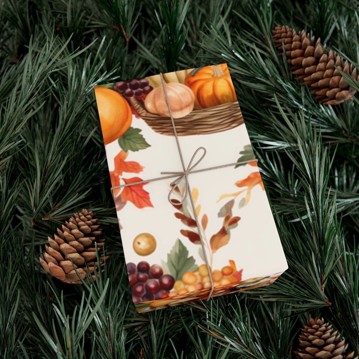 Fall Wrapping Paper Thanksgiving Gift Wrap Papers