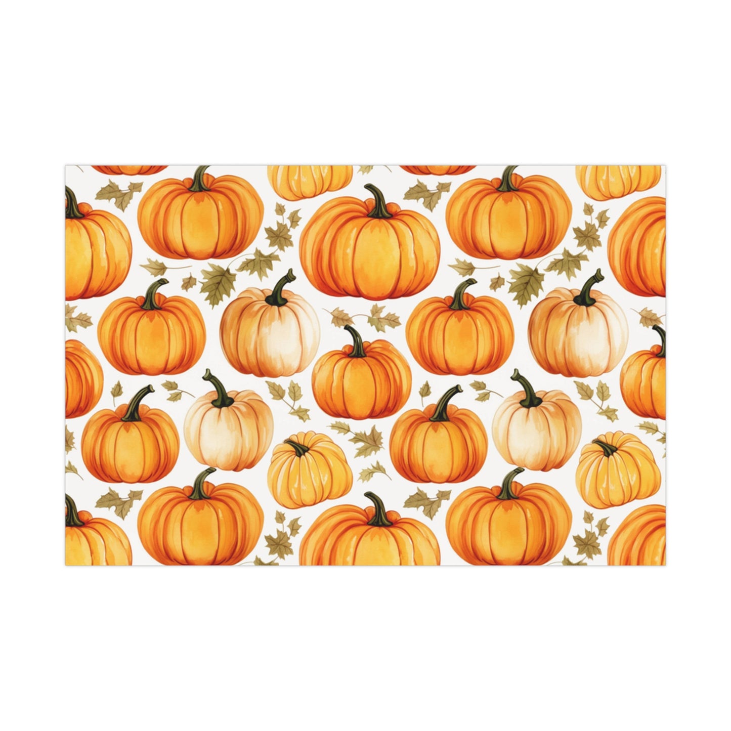 Fall Wrapping Paper Pumpkin Gift Wrap Papers