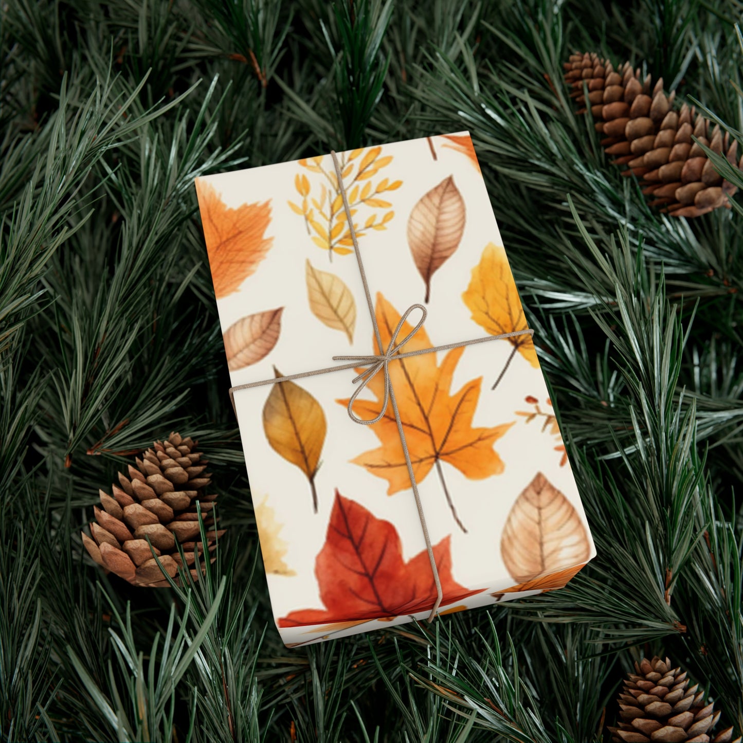 Fall Wrapping Paper Autumn Leaves Gift Wrap Papers