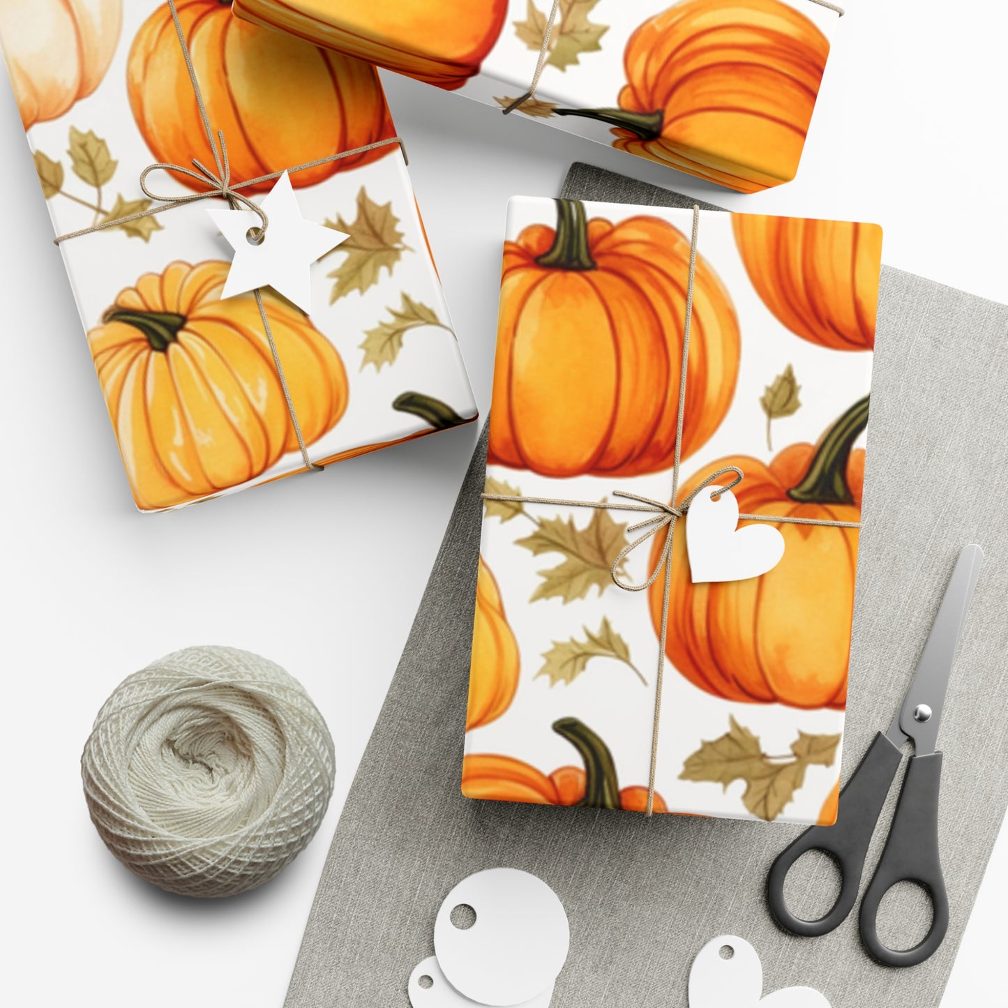 Fall Wrapping Paper Pumpkin Gift Wrap Papers