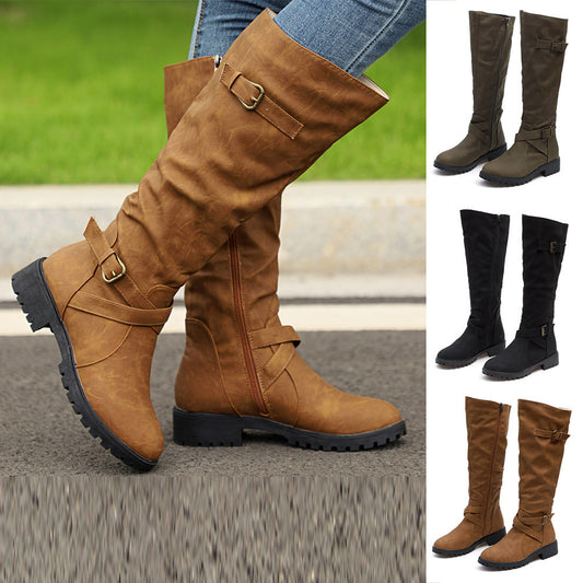 Large size women's boots over the knee boots