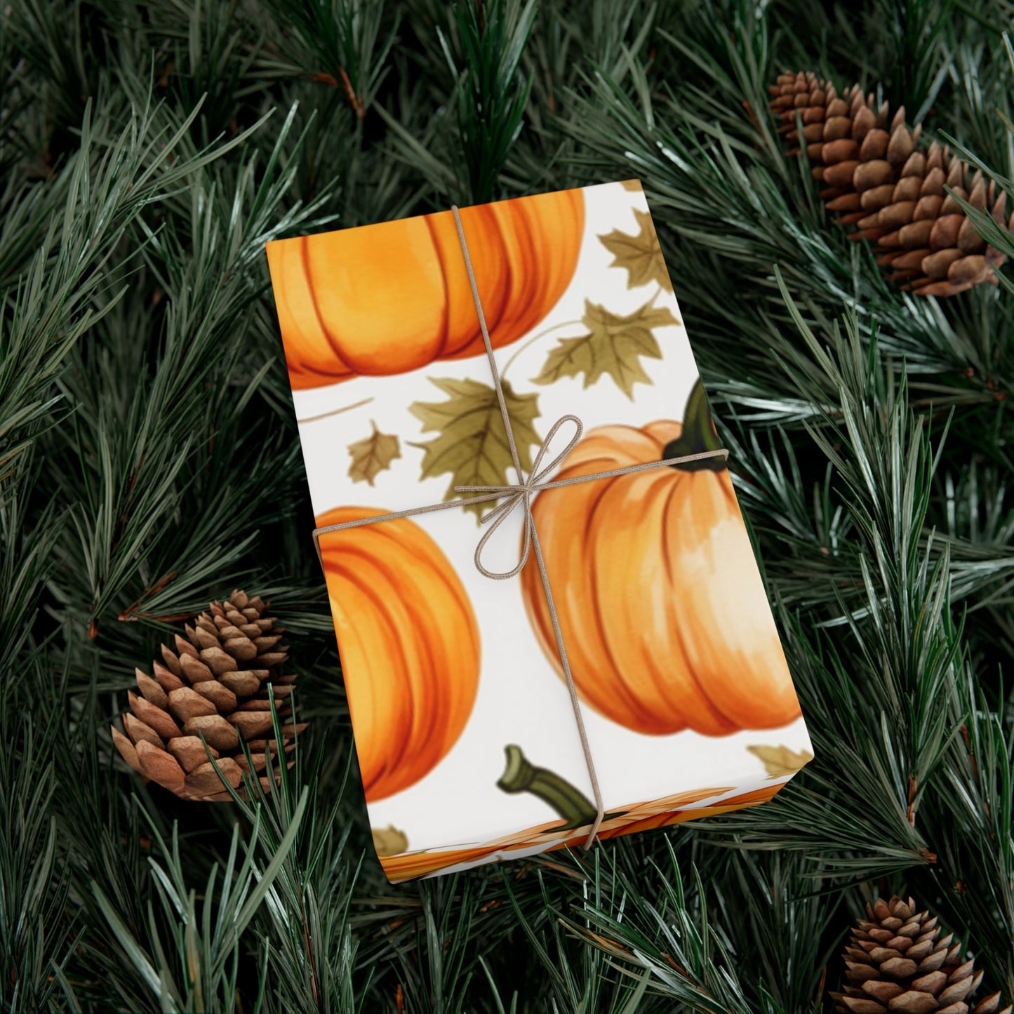 Fall Wrapping Paper Pumpkin Gift Wrap Papers