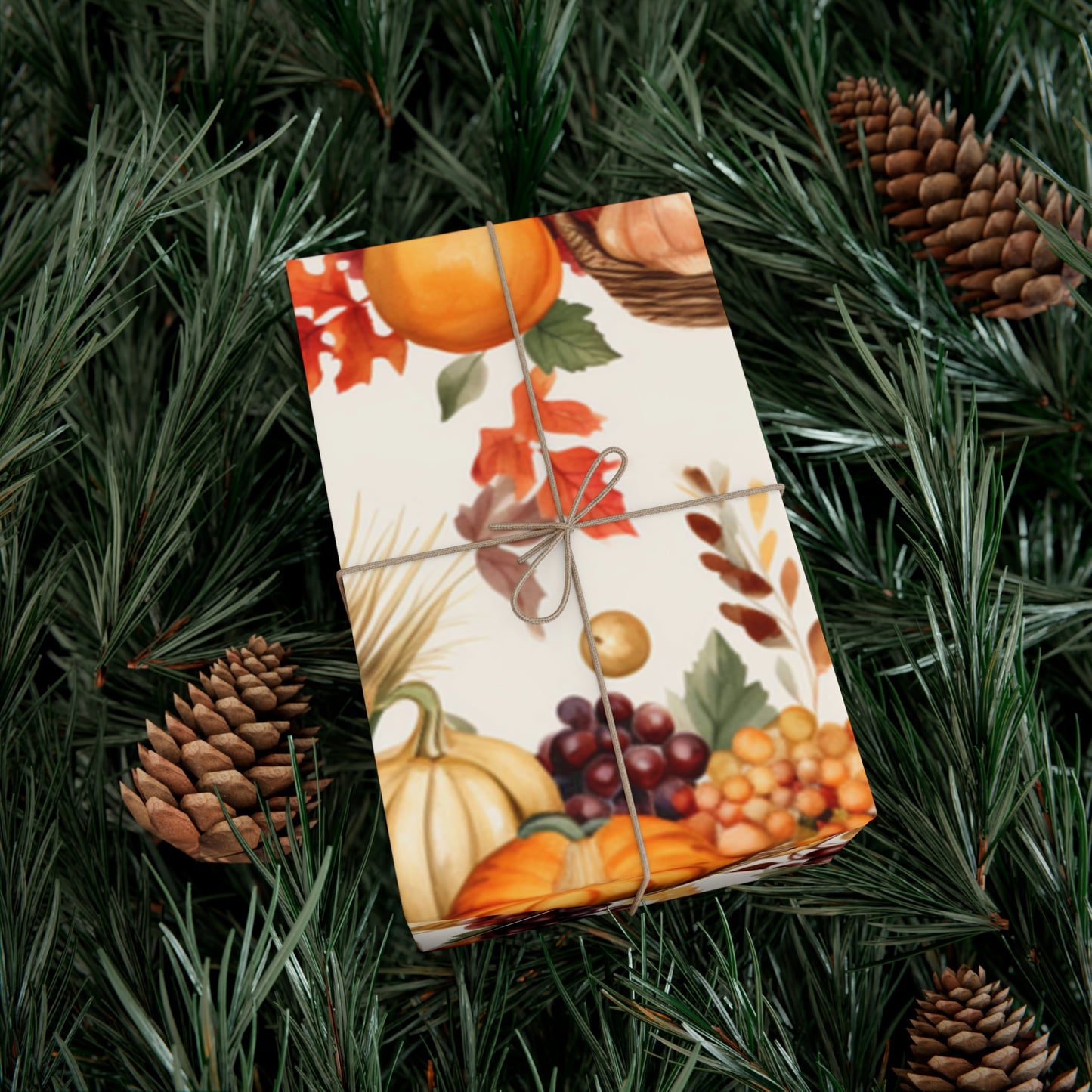 Fall Wrapping Paper Thanksgiving Gift Wrap Papers