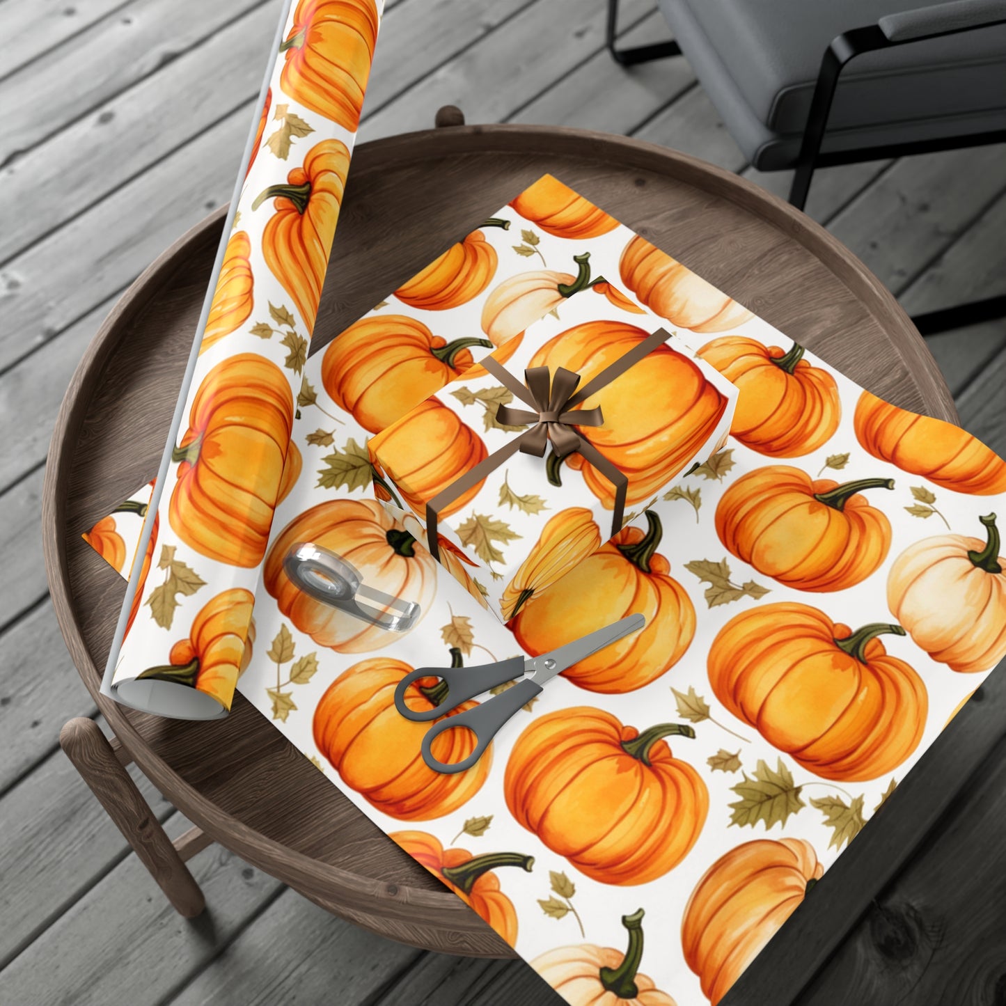 Fall Wrapping Paper Pumpkin Gift Wrap Papers