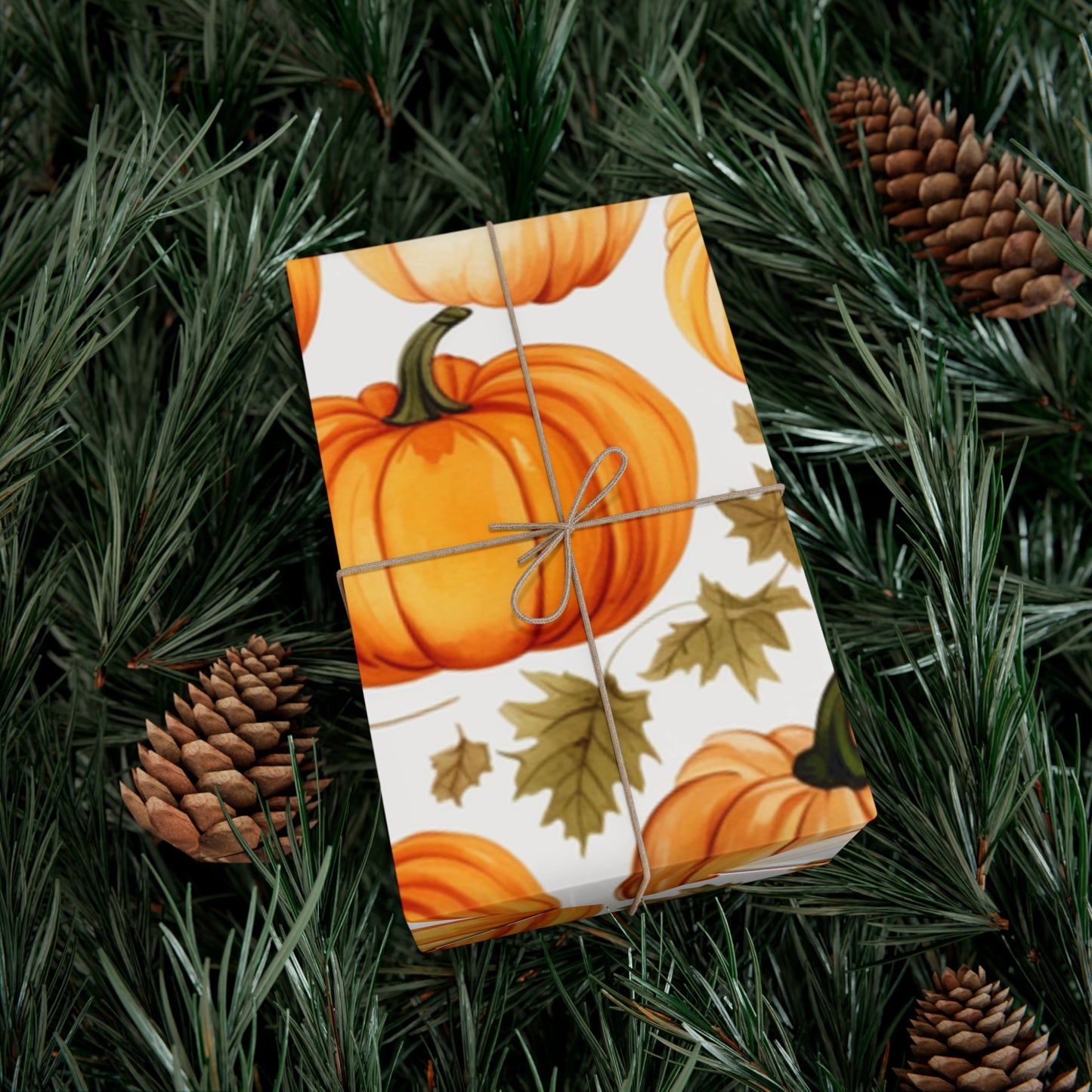 Fall Wrapping Paper Pumpkin Gift Wrap Papers