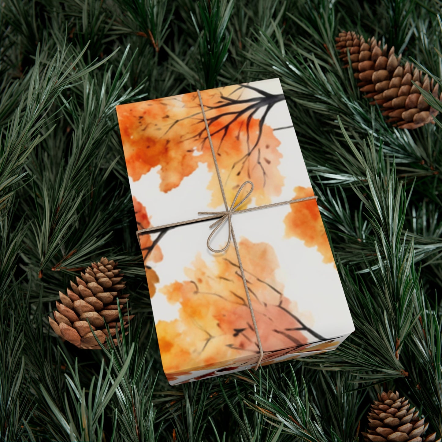 Fall Wrapping Paper Fall Trees Gift Wrap Papers