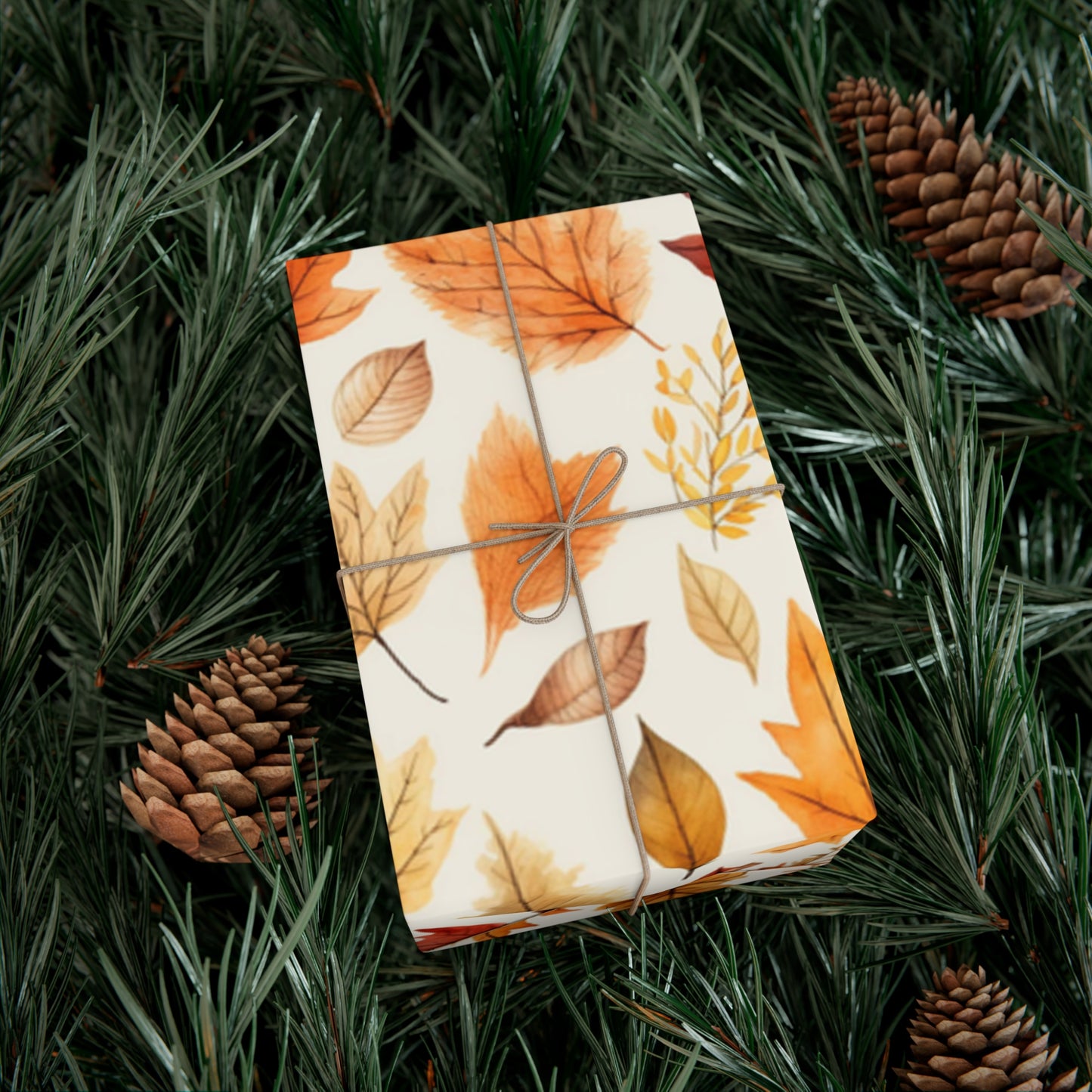 Fall Wrapping Paper Autumn Leaves Gift Wrap Papers