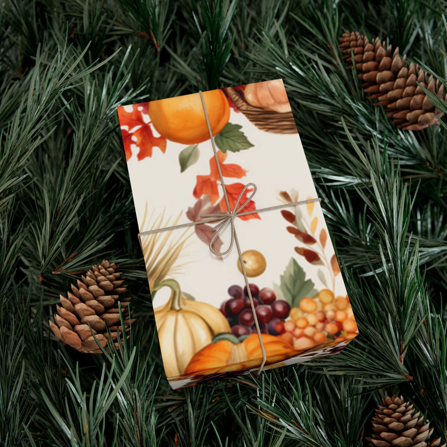 Fall Wrapping Paper Thanksgiving Gift Wrap Papers