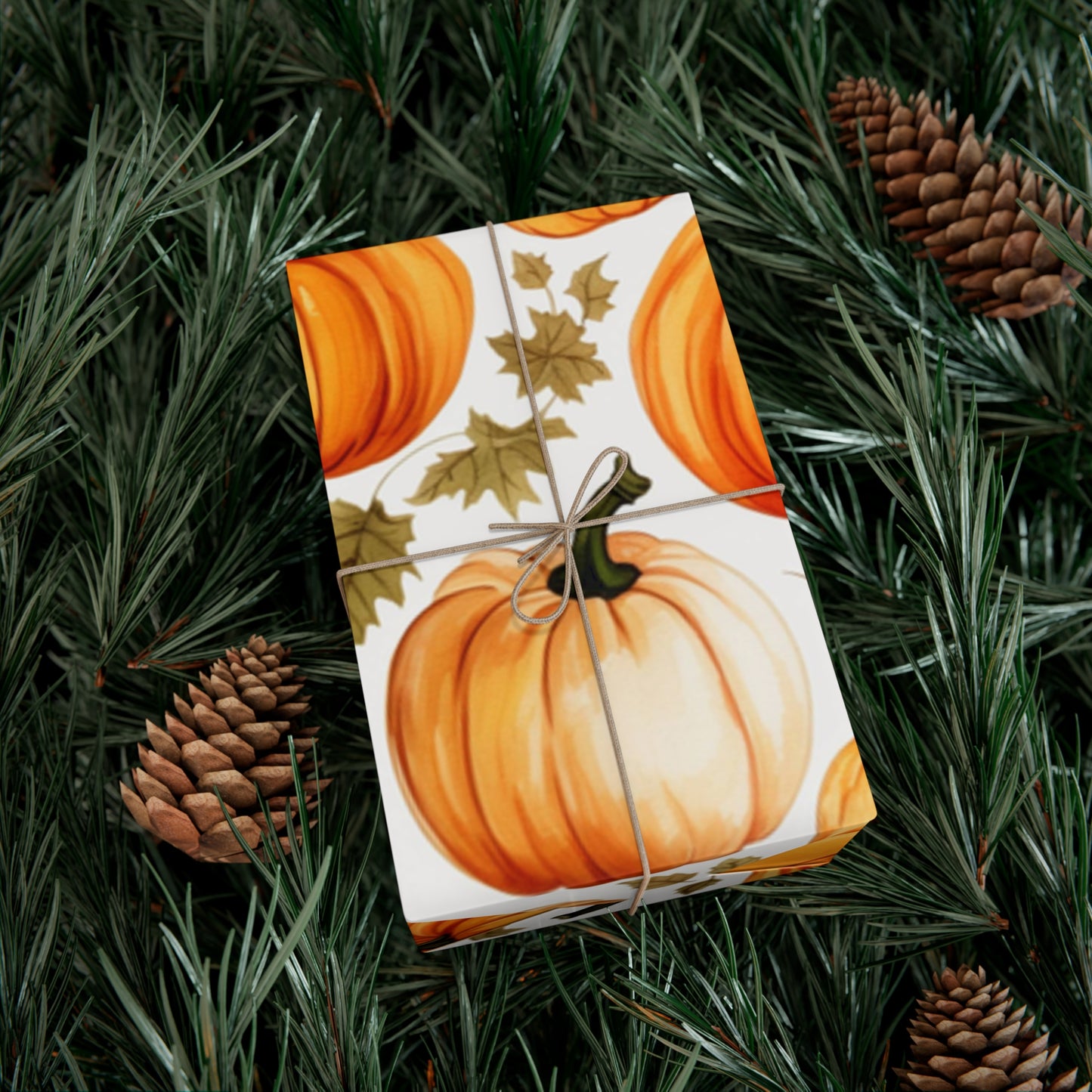 Fall Wrapping Paper Pumpkin Gift Wrap Papers