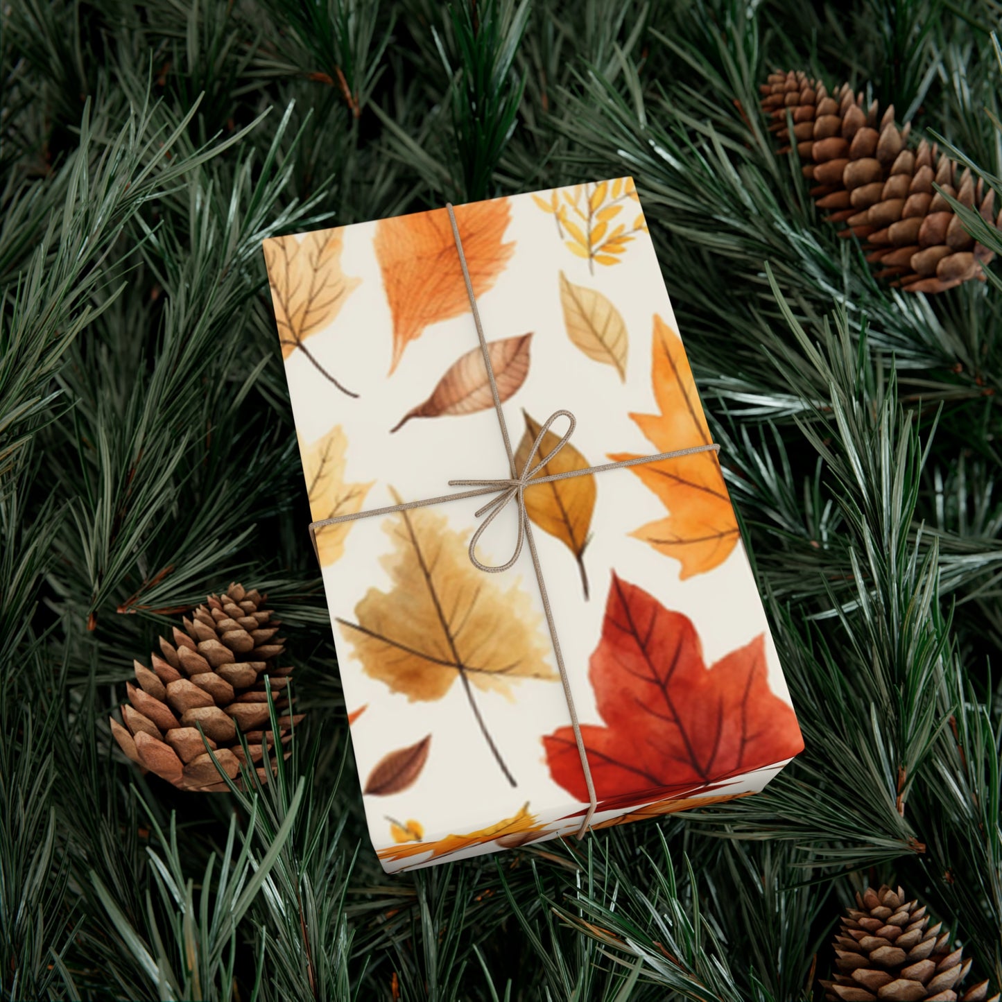 Fall Wrapping Paper Autumn Leaves Gift Wrap Papers