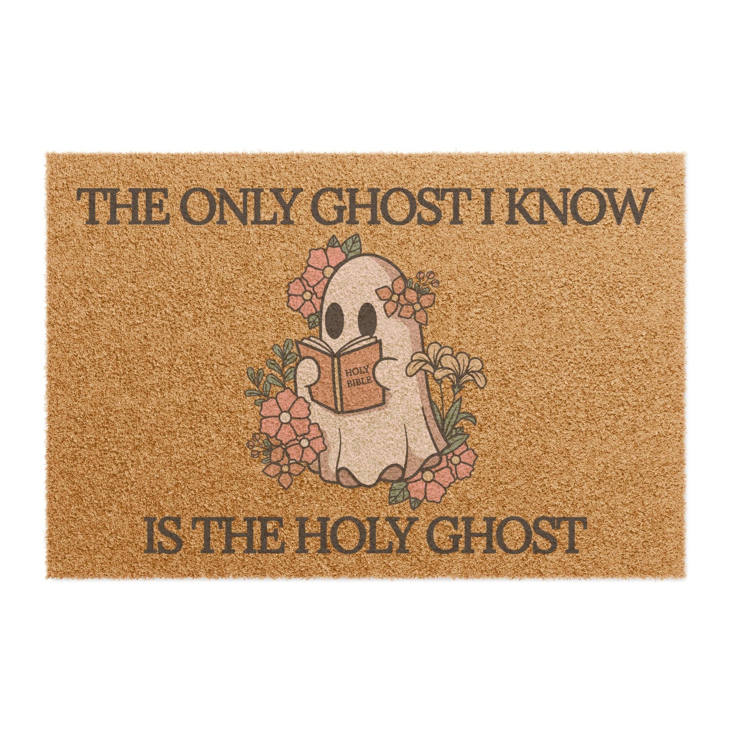 Fall Halloween Ghost Religious Doormat