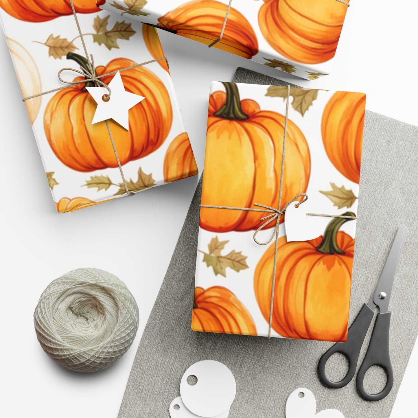 Fall Wrapping Paper Pumpkin Gift Wrap Papers