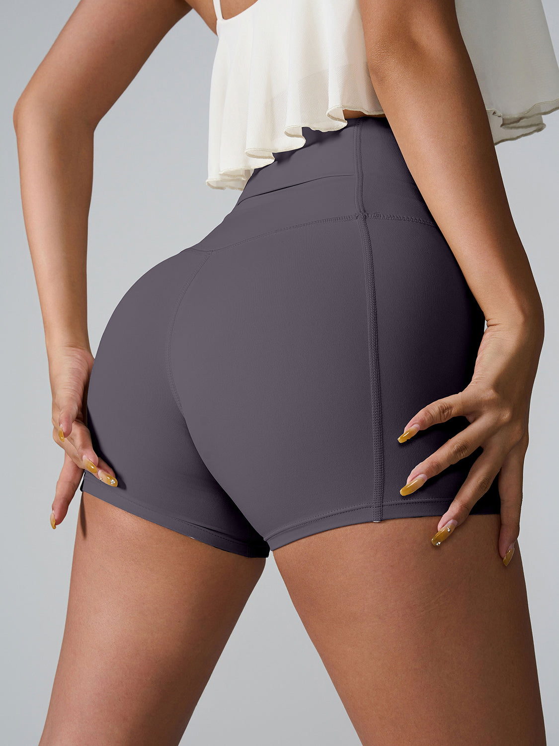 High Waist Active Shorts