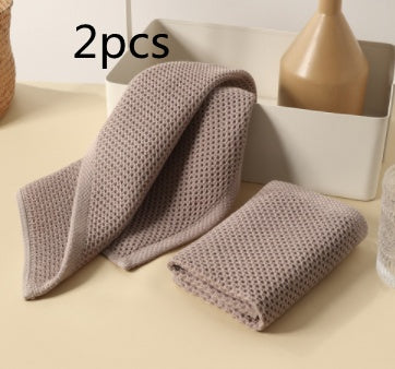 Honeycomb Absorbent Cotton Breathable Kitchen Cleaning Towel