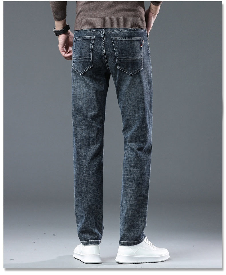 Men's Loose Straight Leg Summer Jeans