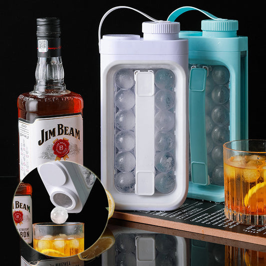 Ice Ball Maker 2-in-1 Portable Quick Release Ice Ball Cold Kettle Summer Kitchen Gadgets