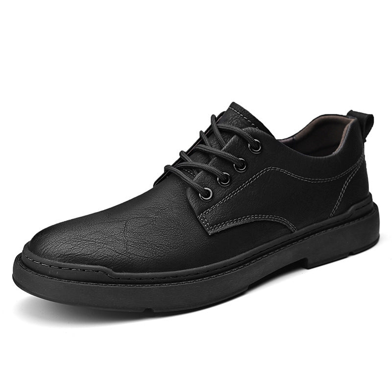 Simple Youth Retro Low-top Brogue Casual Shoes