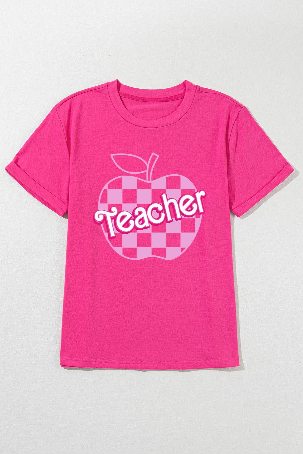 Teacher Round Neck Short Sleeve T-Shirt